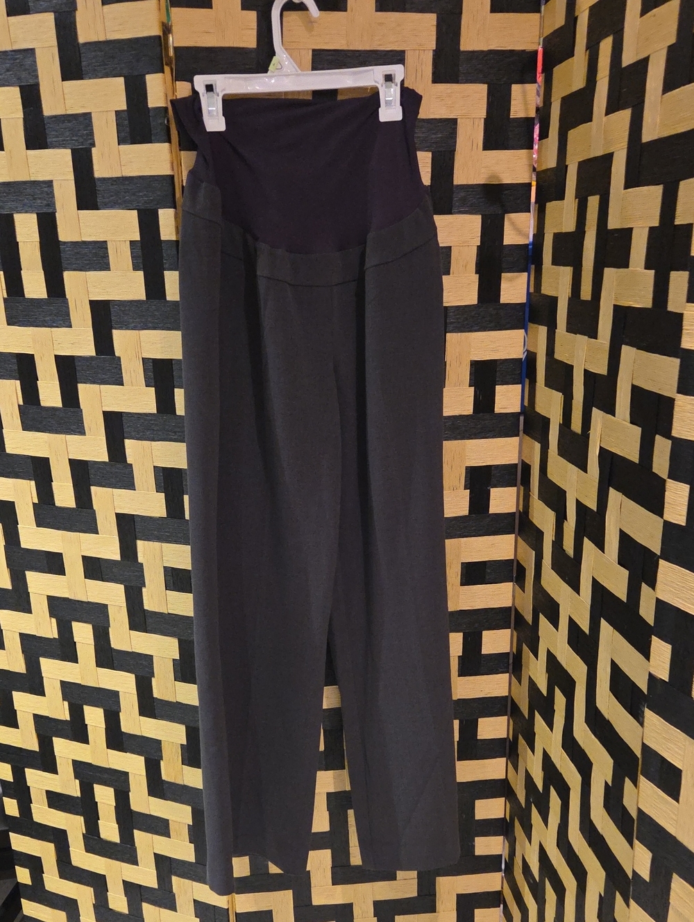 Thyme Maternity Black Wide-Leg Maternity Pants